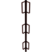 Guard-railing post  33.7 mm | for folding scaffold trestle 'Compakt S' | Corner railing post | painted